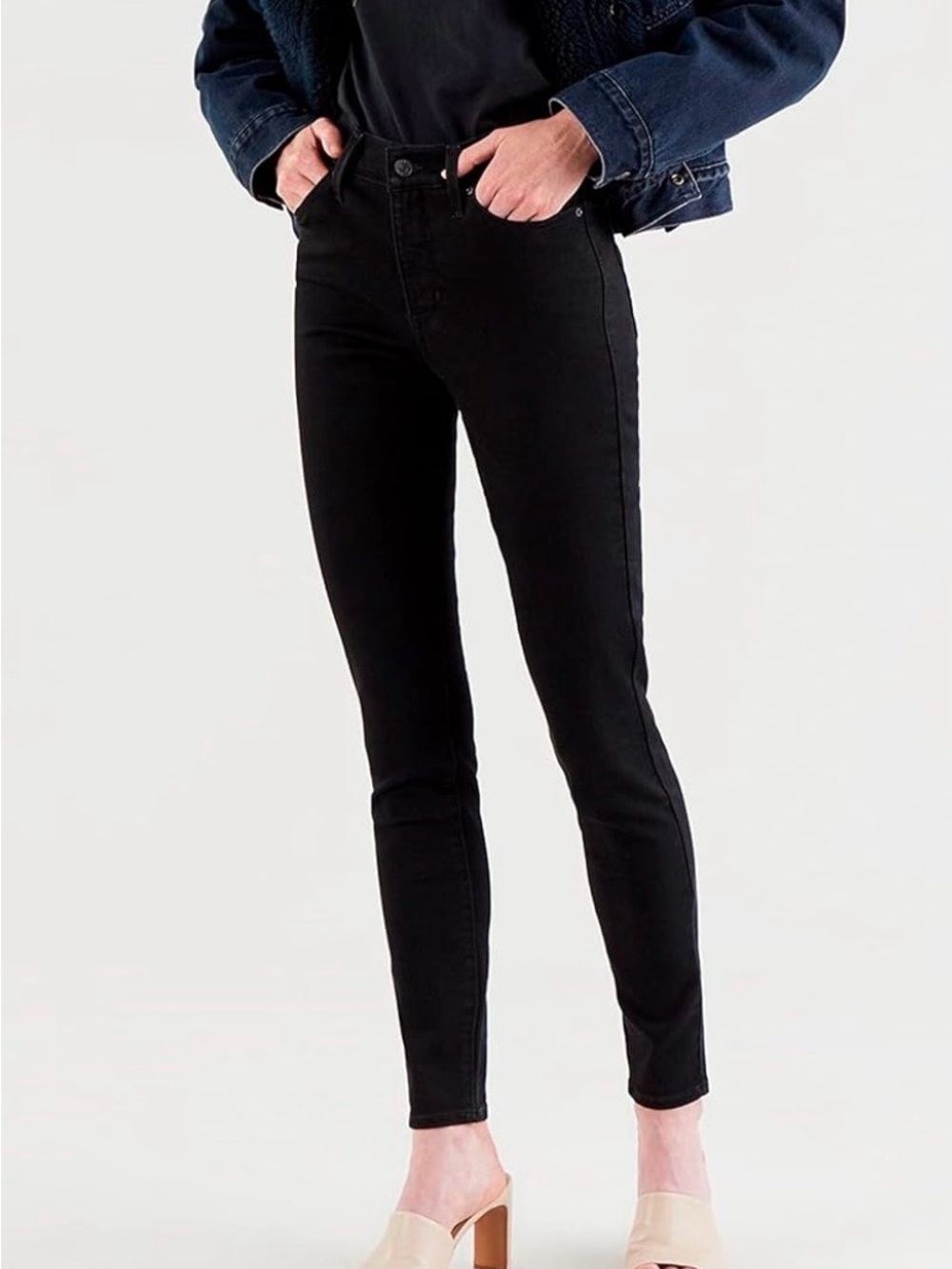 Levi's Black 310 Shaping Super Skinny Jeans